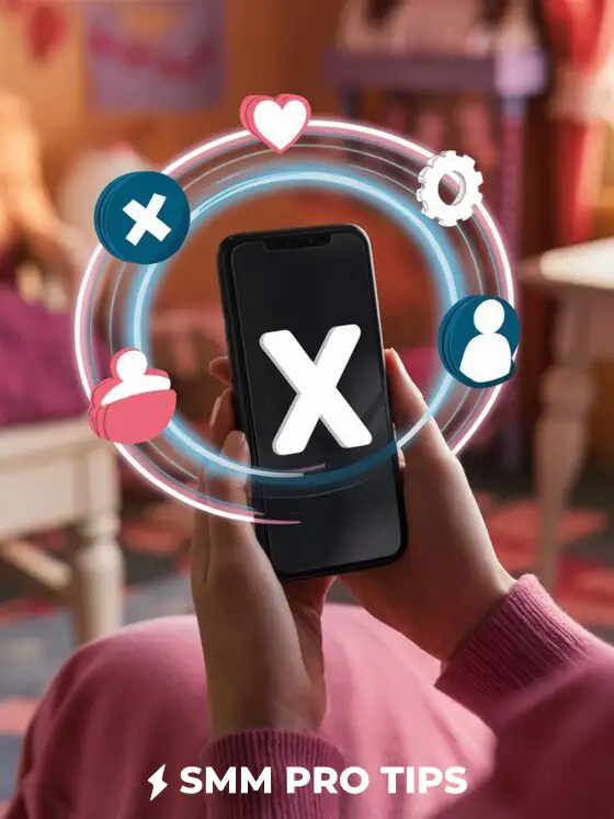 x social media app in mobile